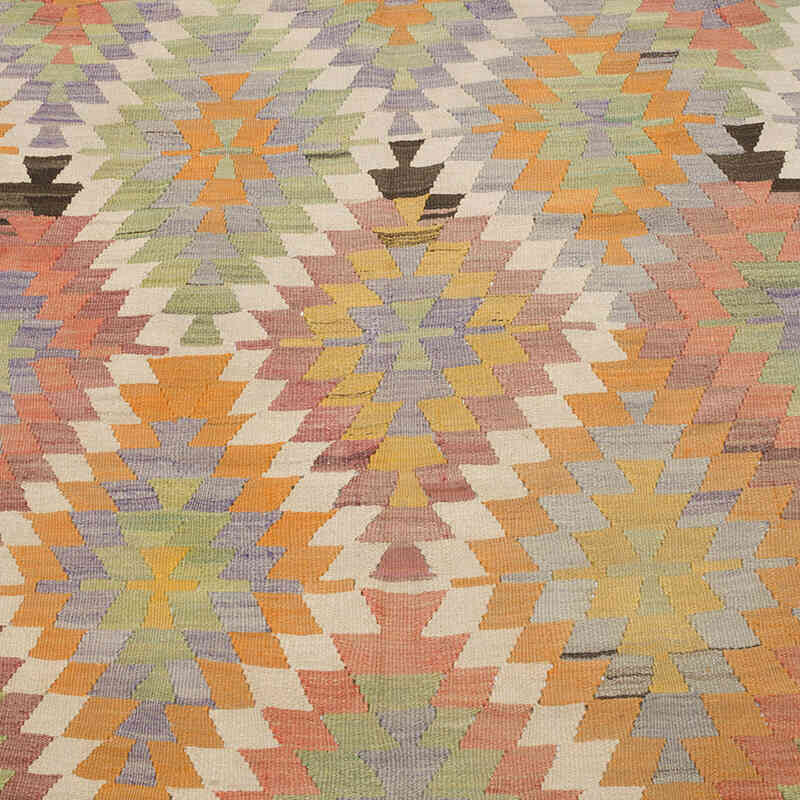 Vintage Denizli Kilim Rug - 3' 9" x 4' 6" (45" x 54") - K0070723