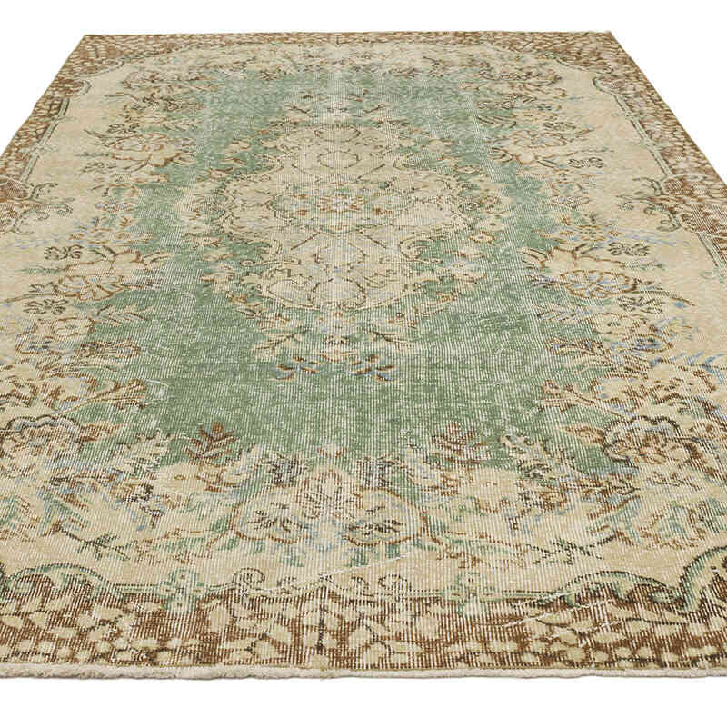 Vintage Turkish Hand-Knotted Rug - 5' 8" x 9' 3" (68" x 111") - K0070752