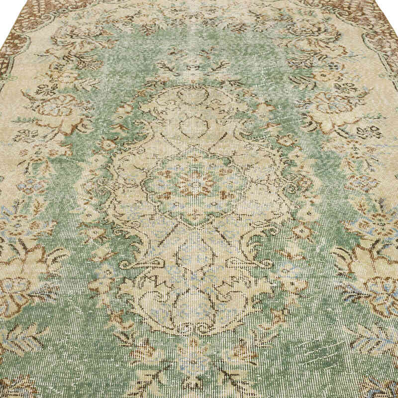 Vintage Turkish Hand-Knotted Rug - 5' 8" x 9' 3" (68" x 111") - K0070752