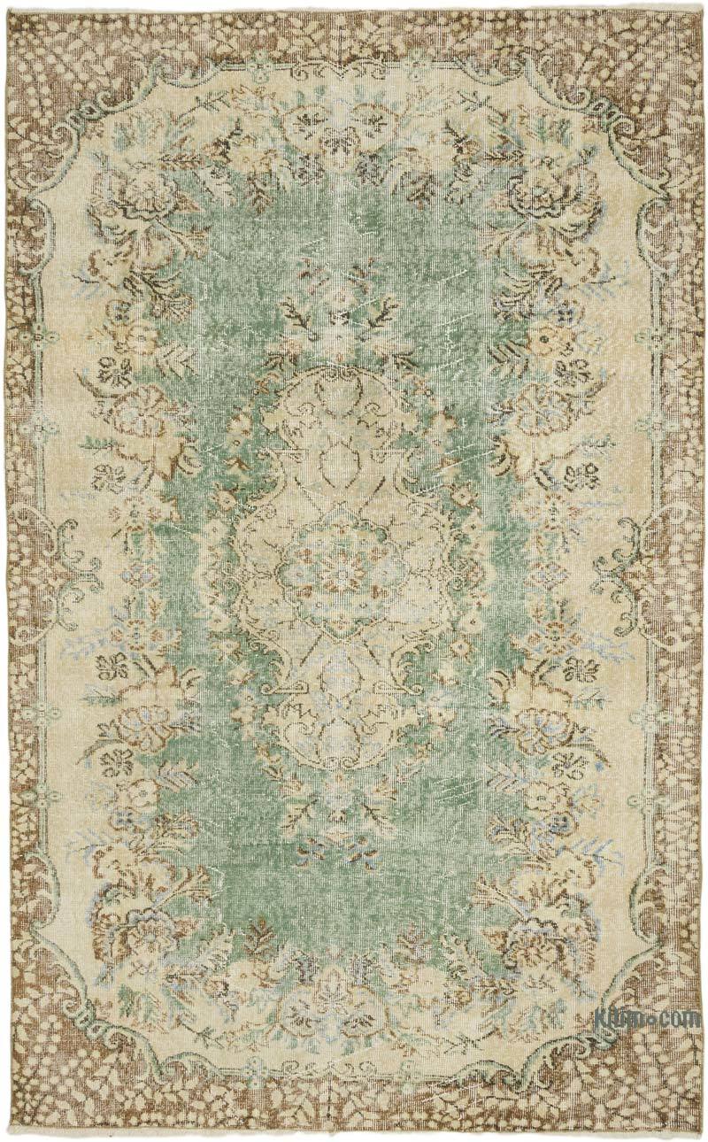Vintage Turkish Hand-Knotted Rug - 5' 8" x 9' 3" (68" x 111") - K0070752