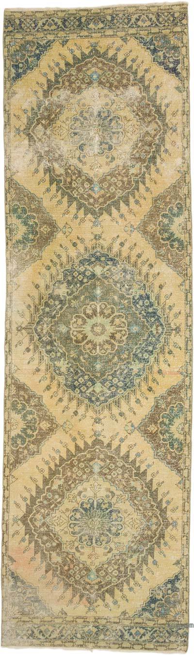 Alfombra Turca Vintage De Pasillo - 120 cm x 407 cm