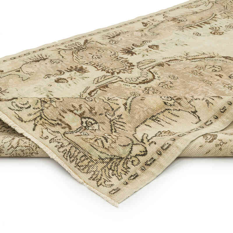 Alfombra Vintage Turca Anudada a Mano - 176 cm x 261 cm - K0070754