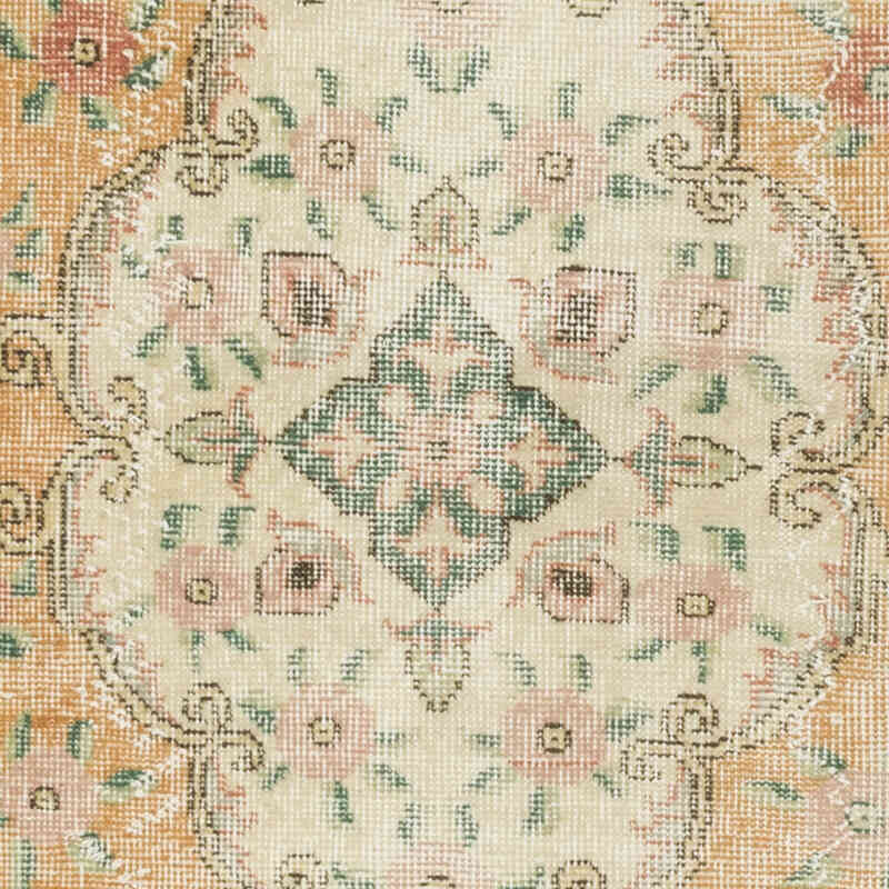Alfombra Vintage Turca Anudada a Mano - 122 cm x 212 cm - K0070755