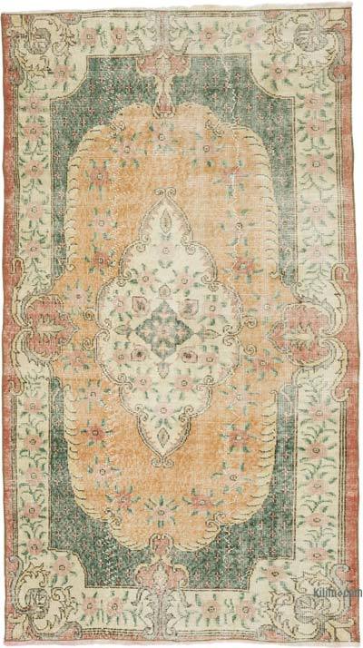 Alfombra Vintage Turca Anudada a Mano - 122 cm x 212 cm