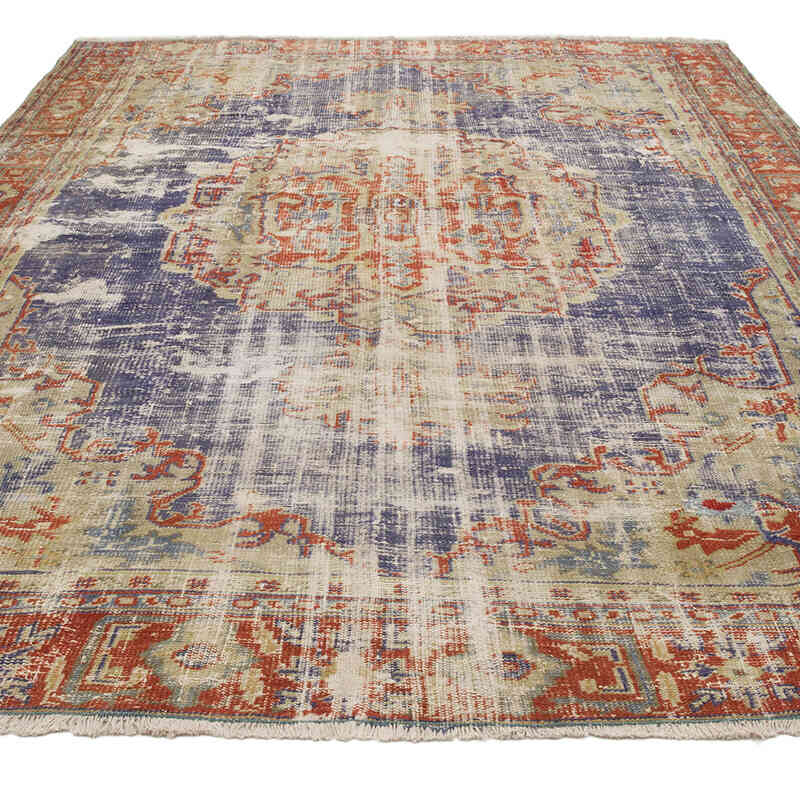 Alfombra Vintage Turca Anudada a Mano - 220 cm x 292 cm - K0070763