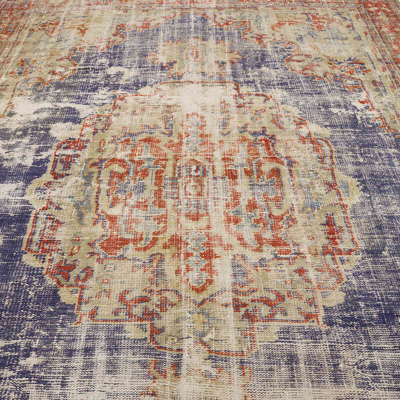 Alfombra Vintage Turca Anudada a Mano - 220 cm x 292 cm - K0070763