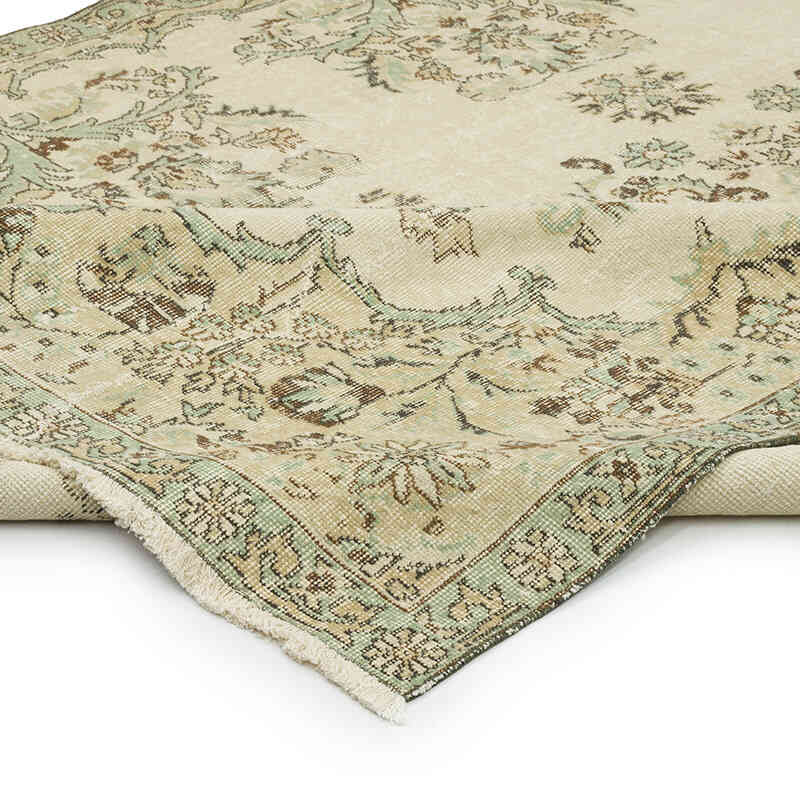 Alfombra Vintage Turca Anudada a Mano - 218 cm x 374 cm - K0070764