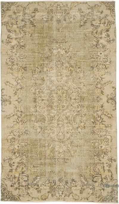 Vintage Turkish Hand-Knotted Rug - 5' 1" x 8' 8" (61" x 104")