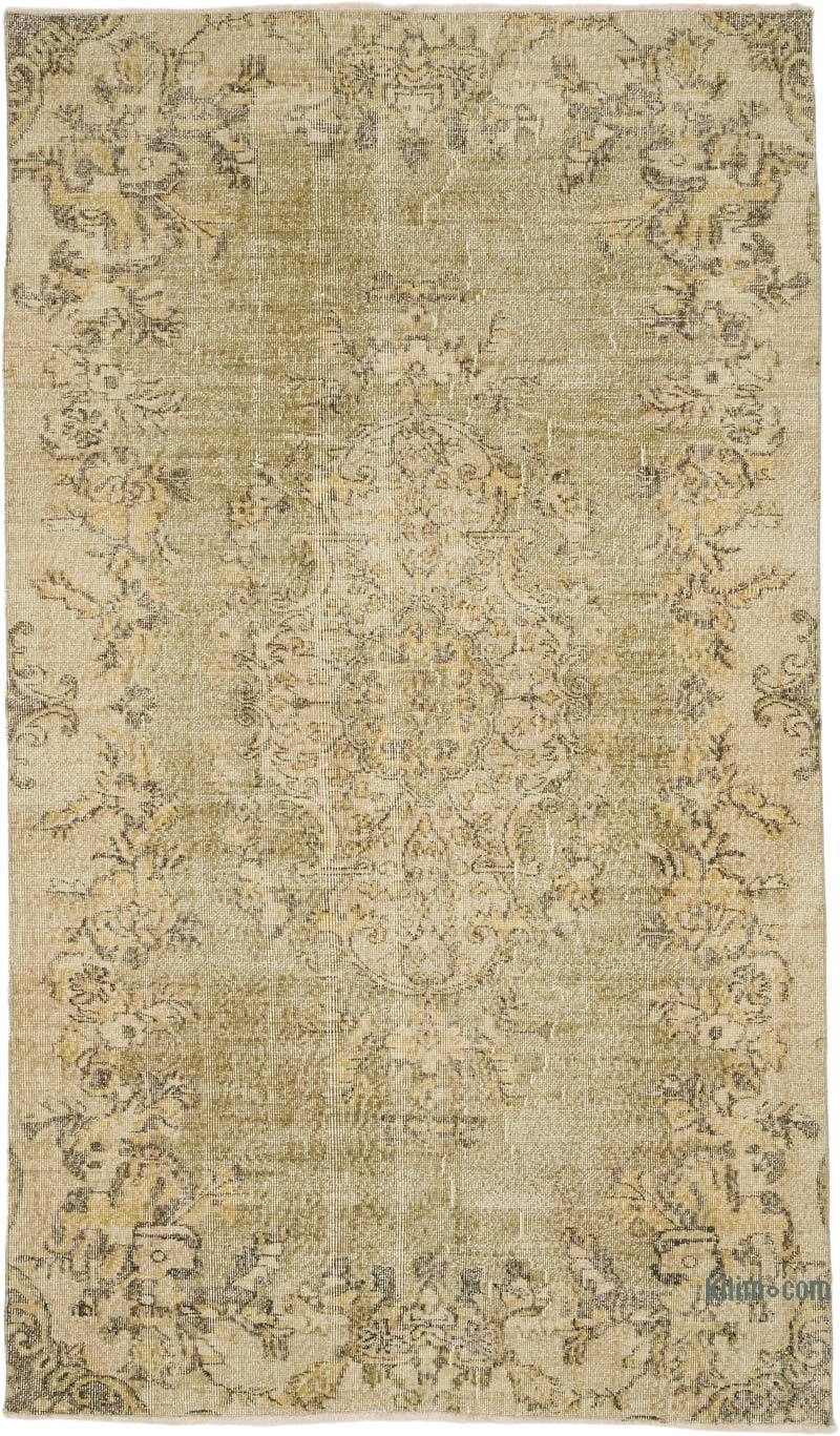 Vintage Turkish Hand-Knotted Rug - 5' 1" x 8' 8" (61" x 104") - K0070765