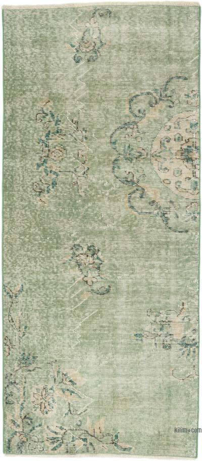Vintage Turkish Hand-Knotted Runner - 2' 7" x 5' 10" (31" x 70")