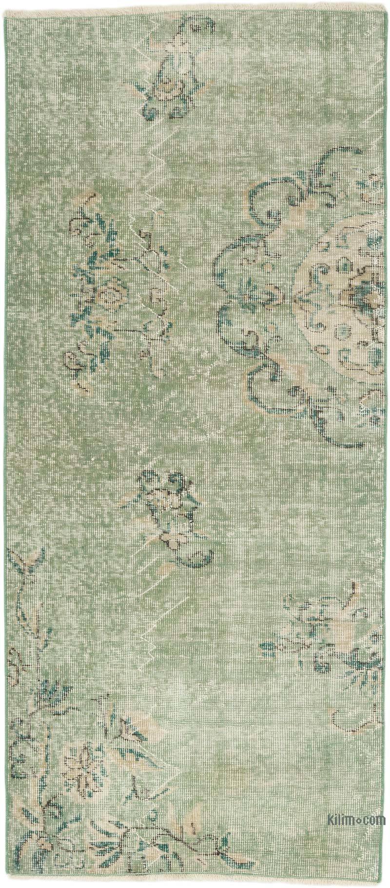Vintage Turkish Hand-Knotted Runner - 2' 7" x 5' 10" (31" x 70") - K0070770