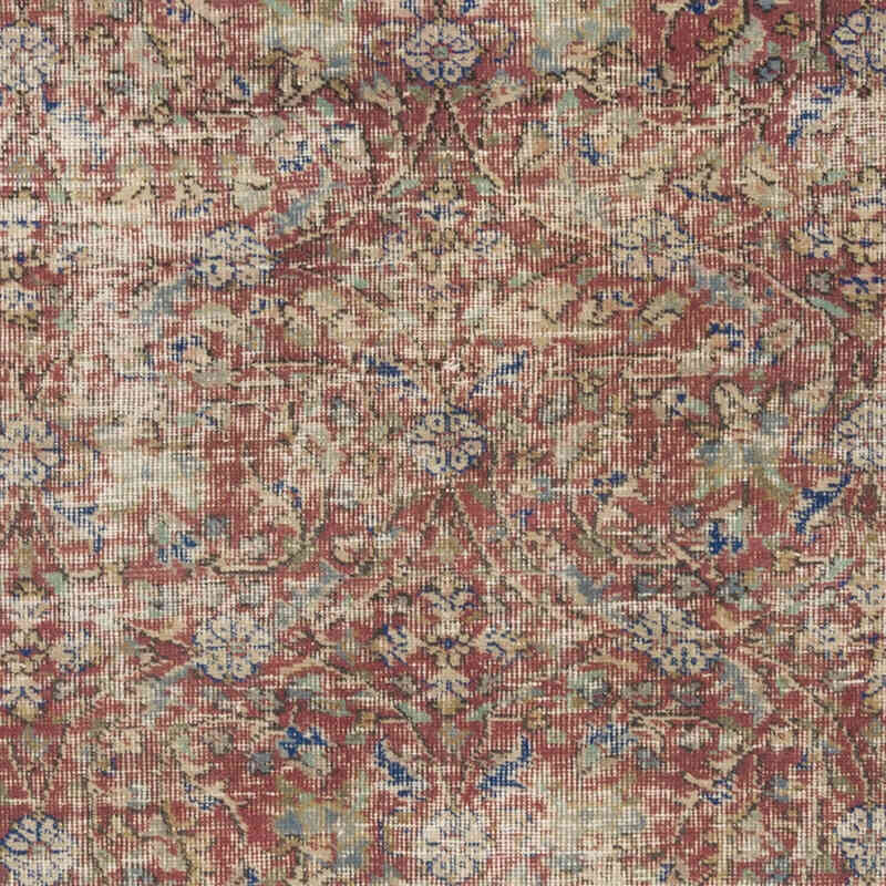 Alfombra Vintage Turca Anudada a Mano - 181 cm x 250 cm - K0070775