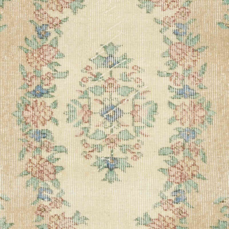 El Dokuma Vintage Halı - 112 cm x 214 cm - K0070778