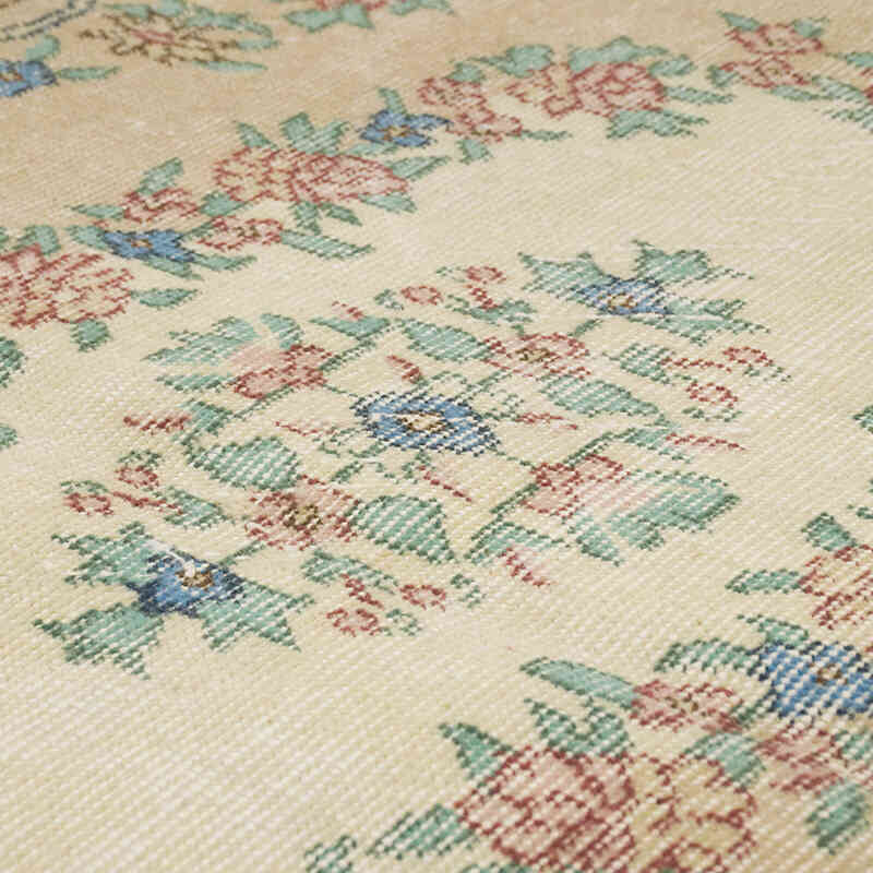 El Dokuma Vintage Halı - 112 cm x 214 cm - K0070778