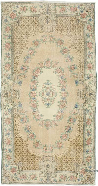 Vintage Turkish Hand-Knotted Rug - 3' 8" x 7'  (44" x 84")