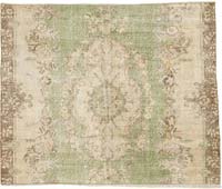 Vintage Turkish Hand-Knotted Rug - 6' 1" x 5'  (73" x 60")