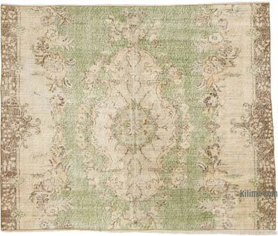 El Dokuma Vintage Halı - 185 cm x 152 cm