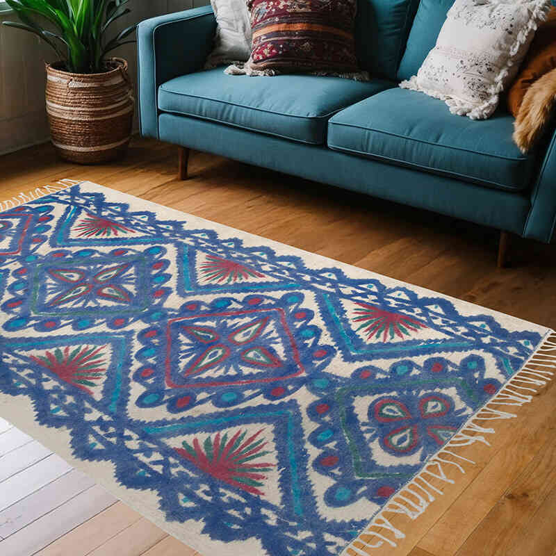 Alfombra Turca de Fieltro - 137 cm x 210 cm - K0070783