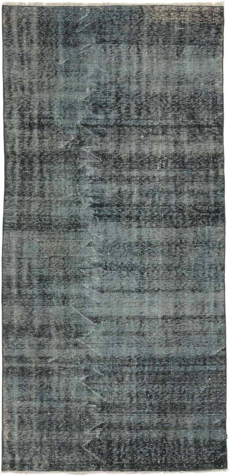 Boyalı El Dokuma Vintage Halı - 120 cm x 248 cm - K0070787
