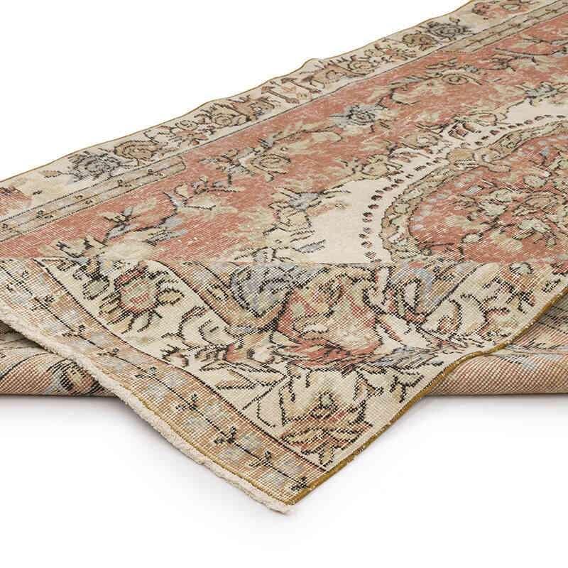 Alfombra Vintage Turca Anudada a Mano - 146 cm x 312 cm - K0070788