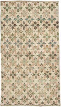 Vintage Turkish Hand-Knotted Rug - 3' 10" x 6' 5" (46" x 77")