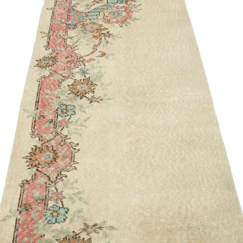 Vintage Turkish Hand-Knotted Runner - 2' 9" x 9' 7" (33" x 115") - K0070792