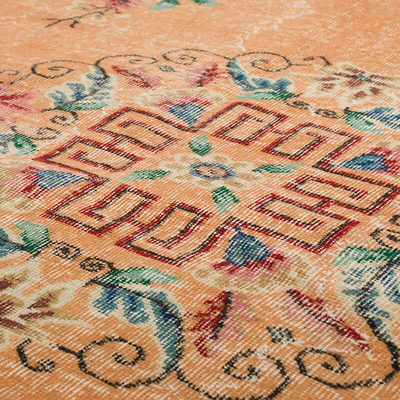 Vintage Turkish Hand-Knotted Rug - 7'  x 9' 9" (84" x 117") - K0070795