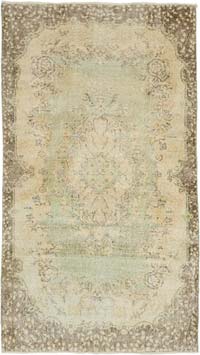 Vintage Turkish Hand-Knotted Rug - 3' 10" x 6' 8" (46" x 80")