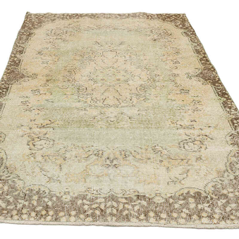 Vintage Turkish Hand-Knotted Rug - 3' 10" x 6' 8" (46" x 80") - K0070796