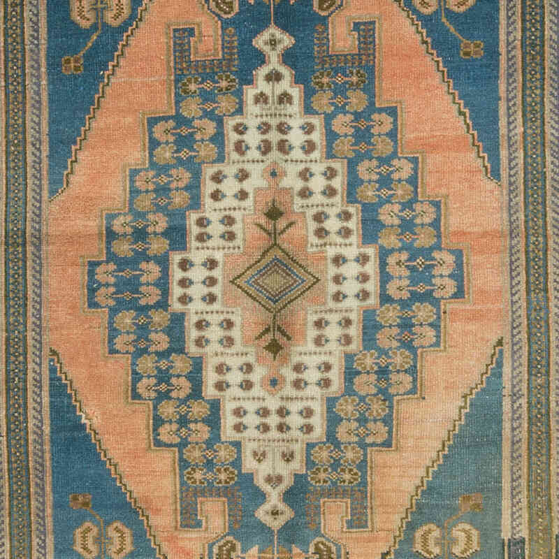 Alfombra Vintage Turca Anudada a Mano - 154 cm x 257 cm - K0070799