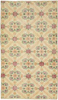 Alfombra Vintage Turca Anudada a Mano - 110 cm x 190 cm