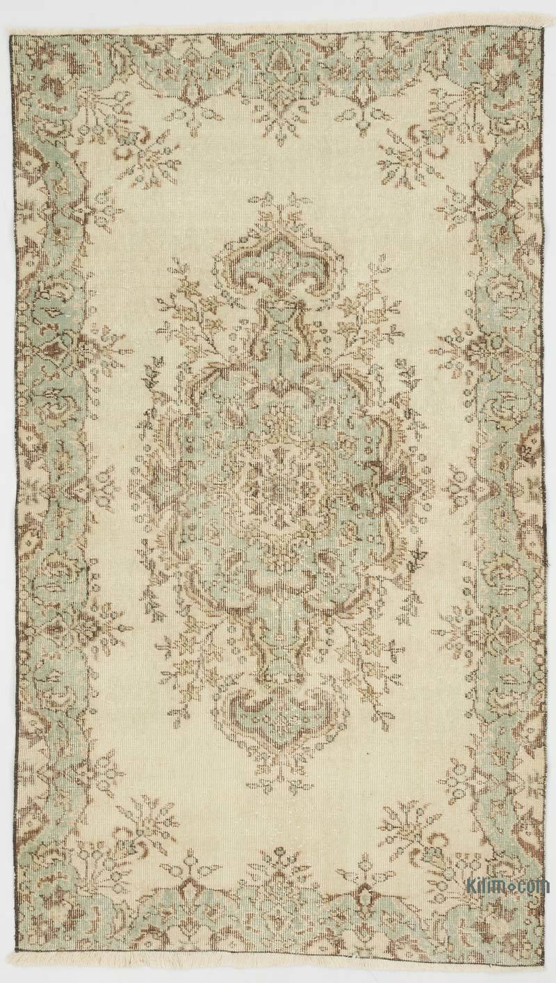 Vintage Turkish Hand-Knotted Rug - 3' 8" x 6' 7" (44" x 79") - K0070810