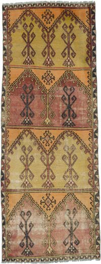 Vintage Anadolu Yolluk - 113 cm x 291 cm