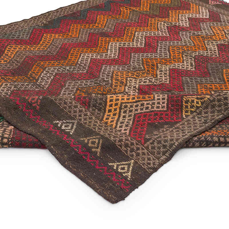 Vintage Anatolian Jijim Rug - 6' 9" x 8'  (81" x 96") - K0070816