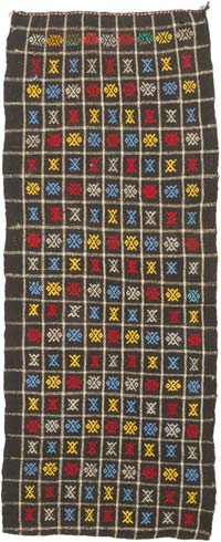 Vintage Anatolian Jijim Rug - 3' 4" x 8' 2" (40" x 98")