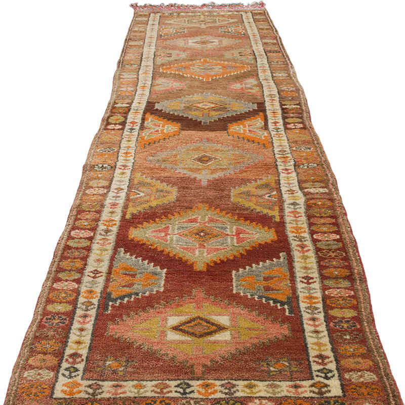 Alfombra Vintage de pasillo - 90 cm x 342 cm - K0070823