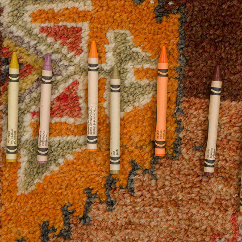 Alfombra Vintage de pasillo - 90 cm x 342 cm - K0070823