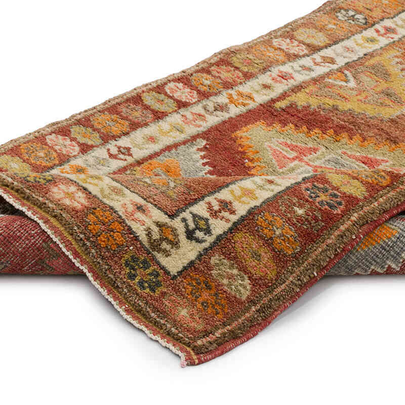 Alfombra Vintage de pasillo - 90 cm x 342 cm - K0070823
