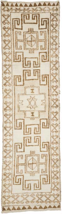 Vintage Tribal Runner Rug - 3' 2" x 11' 2" (38" x 134")
