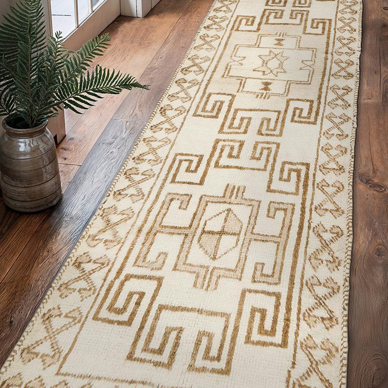Alfombra Vintage de pasillo - 97 cm x 340 cm - K0070824