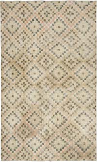 Vintage Turkish Hand-Knotted Rug - 6' 2" x 10' 2" (74" x 122")