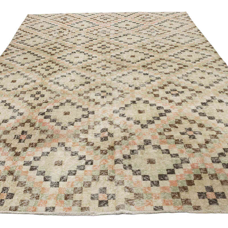 Vintage Turkish Hand-Knotted Rug - 6' 2" x 10' 2" (74" x 122") - K0070827