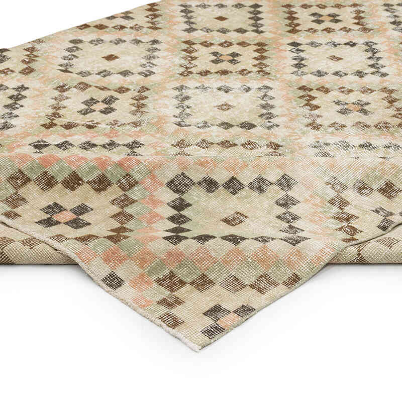 Vintage Turkish Hand-Knotted Rug - 6' 2" x 10' 2" (74" x 122") - K0070827
