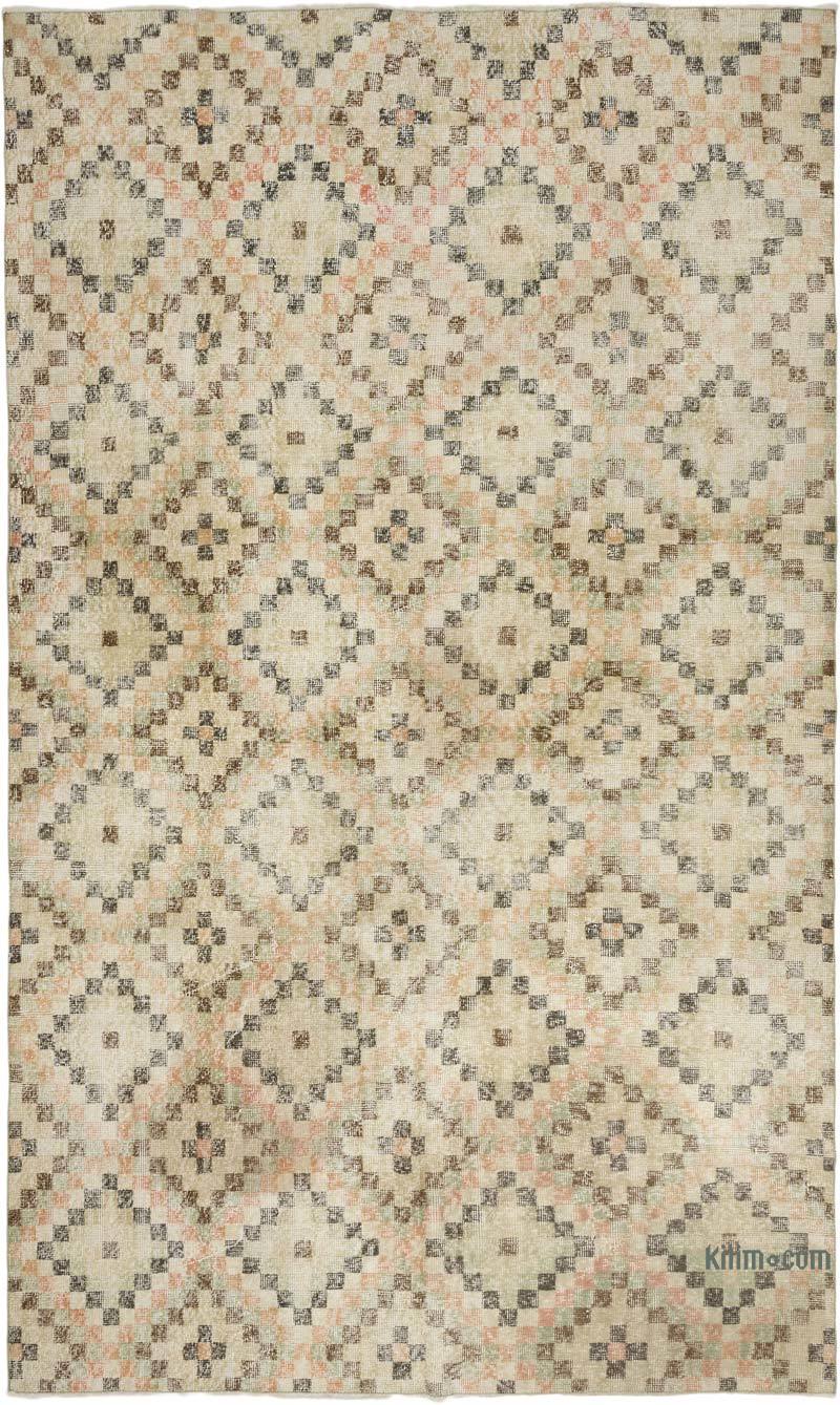 Vintage Turkish Hand-Knotted Rug - 6' 2" x 10' 2" (74" x 122") - K0070827