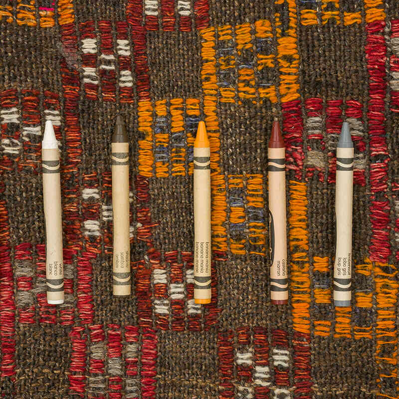 Vintage Anatolian Jijim Rug - 5' 5" x 9' 4" (65" x 112") - K0070830