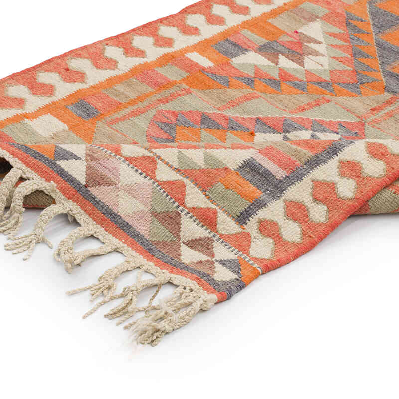 Alfombra Kilim Tribal Vintage - 95 cm x 365 cm - K0070835