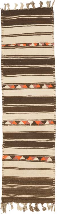 Vintage Turkish Kilim Runner - 2' 5" x 8' 9" (29" x 105")