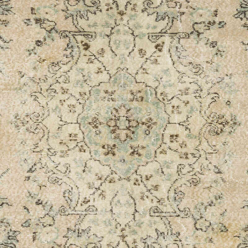 Alfombra Vintage Turca Anudada a Mano - 192 cm x 182 cm - K0070845