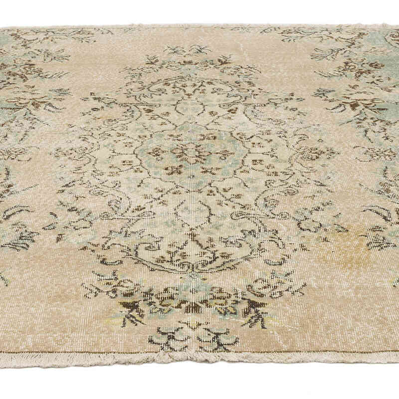 Alfombra Vintage Turca Anudada a Mano - 192 cm x 182 cm - K0070845