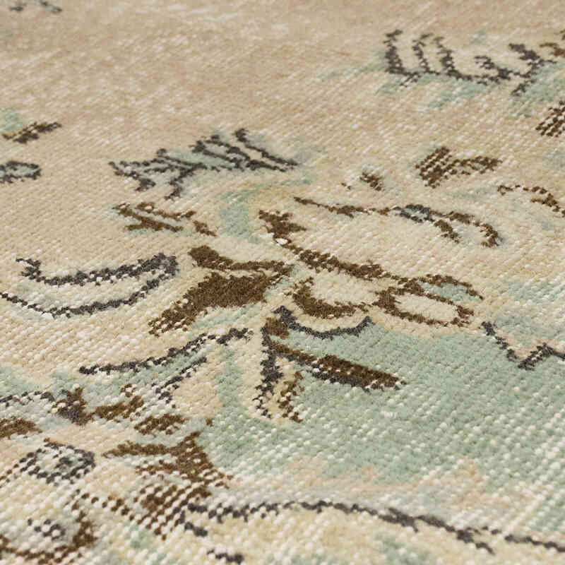 Alfombra Vintage Turca Anudada a Mano - 192 cm x 182 cm - K0070845